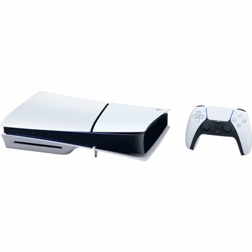 PlayStation 5 console with a DualSense controller.